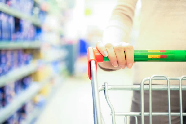 Shopping at the supermarket