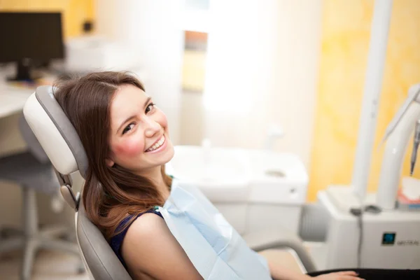 Woman at the dentistry