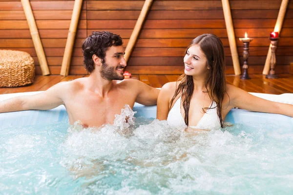 Couple relaxing in a beauty farm