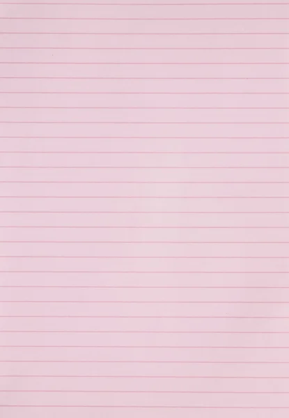 Pink lined paper sheet