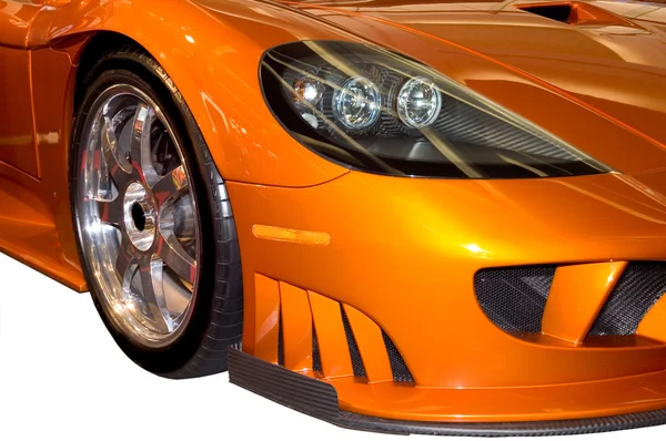 Front Fender of a Stylish Sports Car