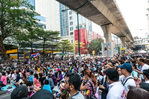 BANGKOK - FEBRUARY 2: Large crowd of Thailand\'s protest