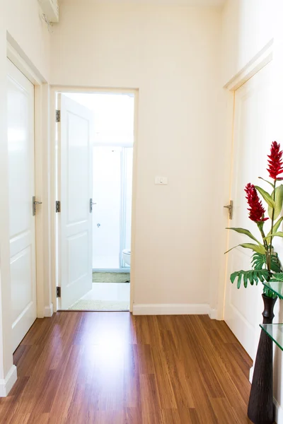 Door opening on a peaceful restroom