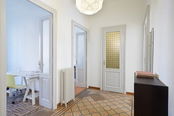 Apartment interior with hallway and rooms