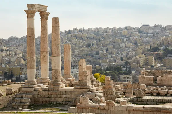 Temple of Hercules in Amman with city view, Jordan