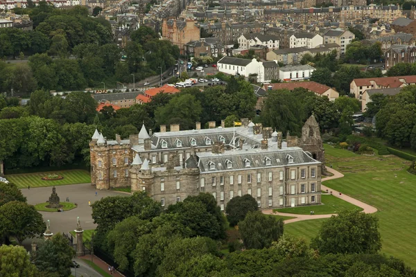 Edinburgh, Scotland - AUGUST 30: Holyrood palace on August 30, 2013 in Edinburgh. Holyrood Palace, the official residence of the Monarch of the United Kingdom in Edinburgh, Scotland