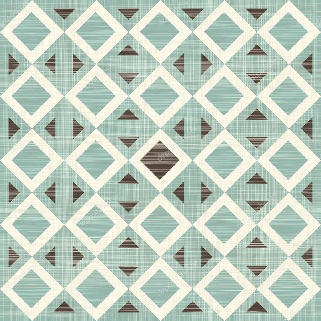 Seamless geometric pattern fabric texture — Stock Vector © AnastasiiaKu