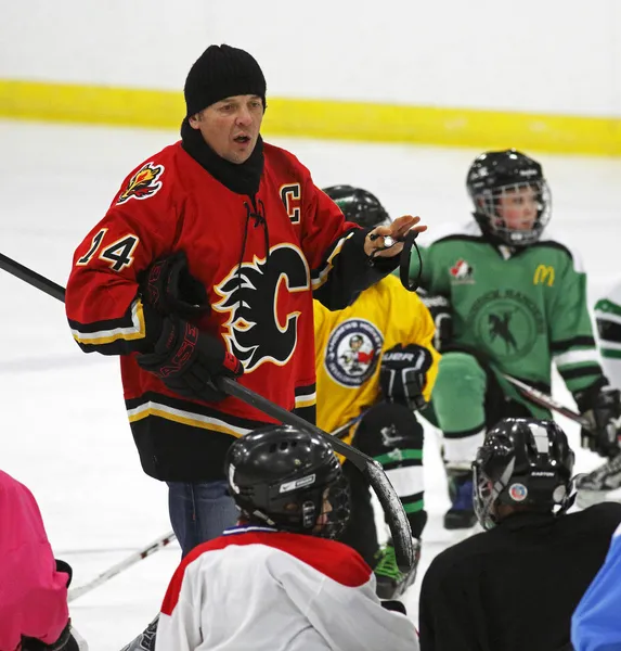 NHL Hockey Theo Fleury Teaches Players