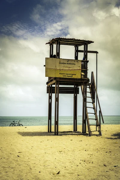 Lifeguard tower in Fortaleza, Brazil