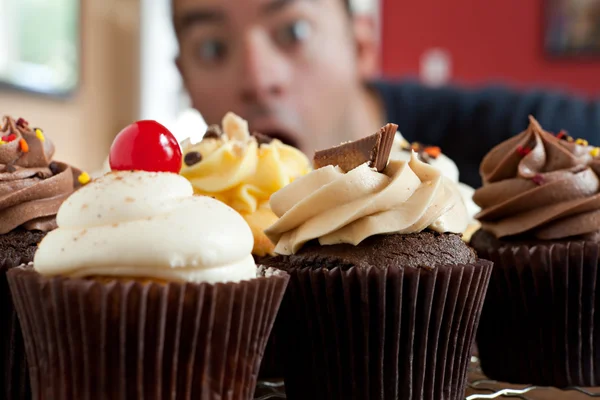 Man Wants to Eat Cupcakes