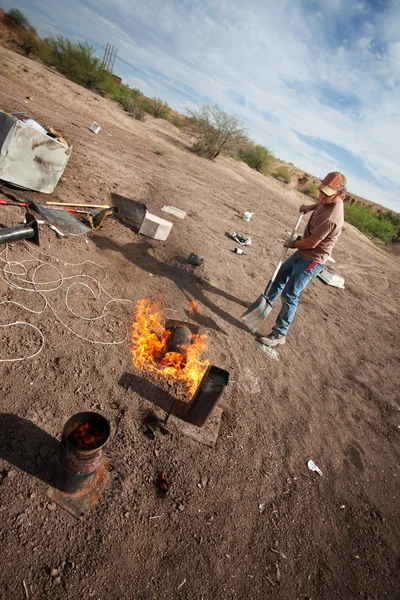 Special Effects Specialist Covers Flame