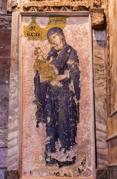 Jesus and Mary Mosaic in Chora Church — Stock Photo #37376301