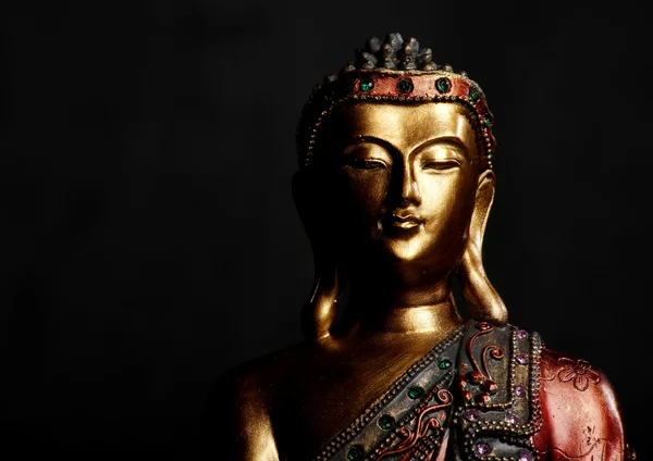 Buddha Statue on Dark Background