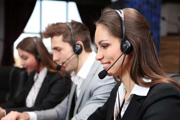 Call center operators at wor