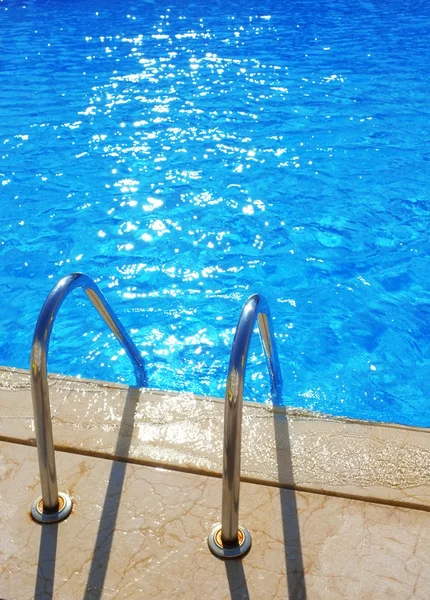 Swimming pool with stairs