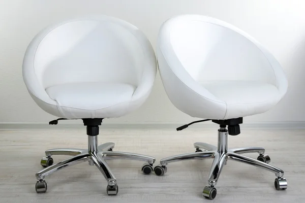 White chair in office