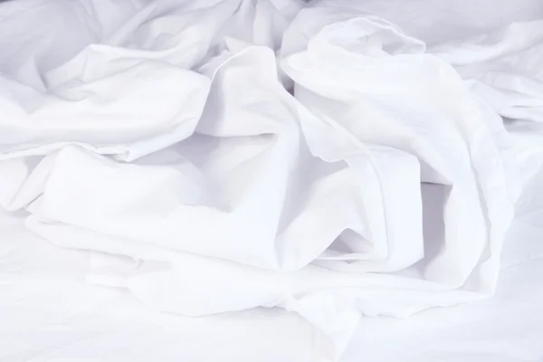 Close up of bedding sheets