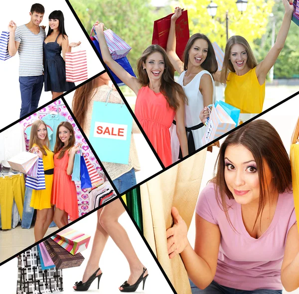 Shopping collage