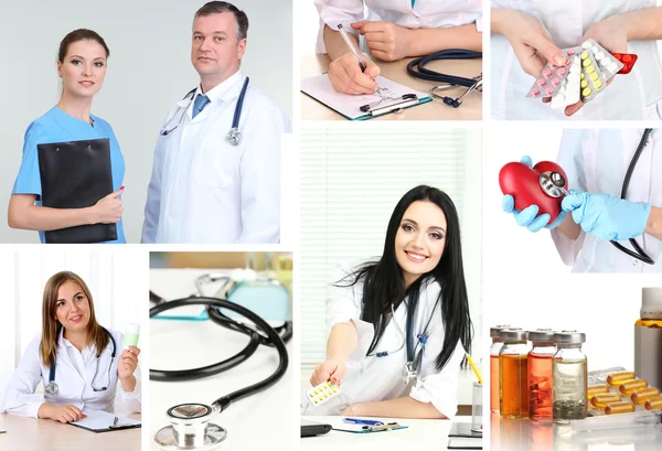 Medical concepts collage