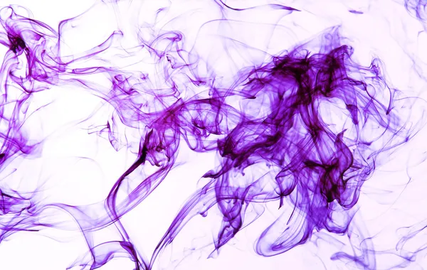 Ink in water close up