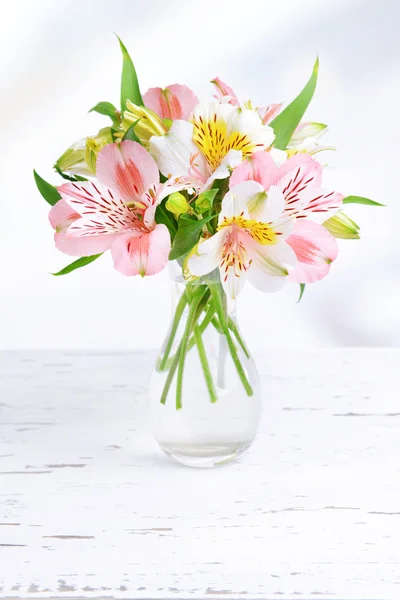 Alstroemeria flowers in vase