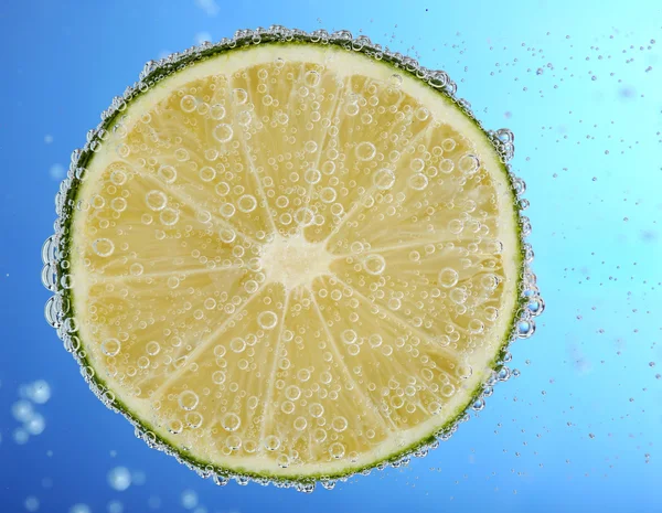 Fresh lime in water