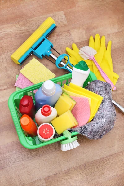 Collection of cleaning tools