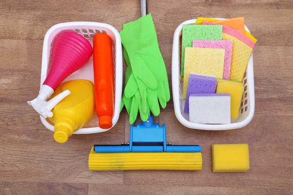 Collection of cleaning tools