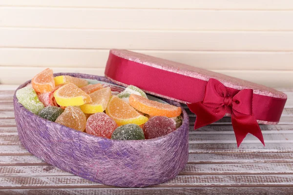 Present box with sweets