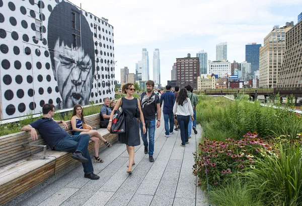 High line park in New York