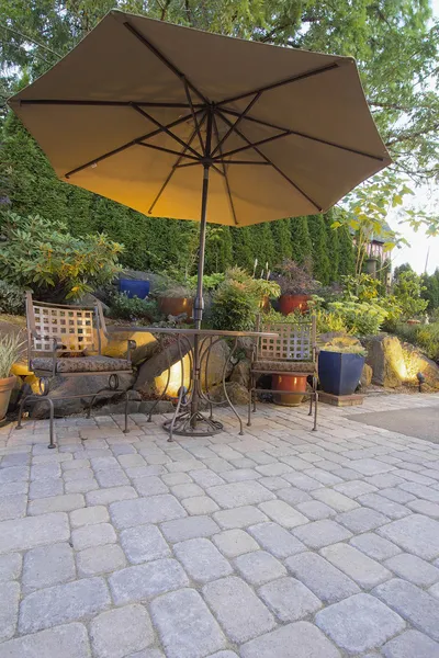 Garden Patio Table and Chairs with Umbrella