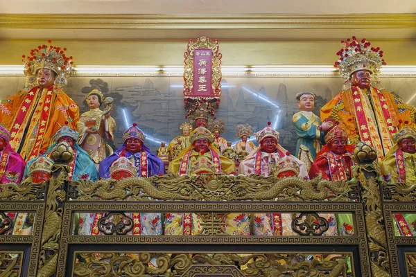 Chinese Taoist Temple Altar with Gods Goddesses and Dieties