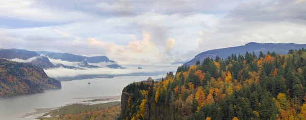 Crown Point Along Columbia River Gorge in Fall