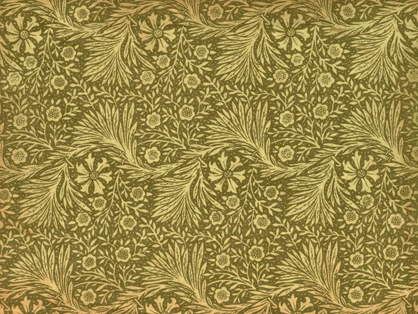 Vintage wallpaper - leaves and branches