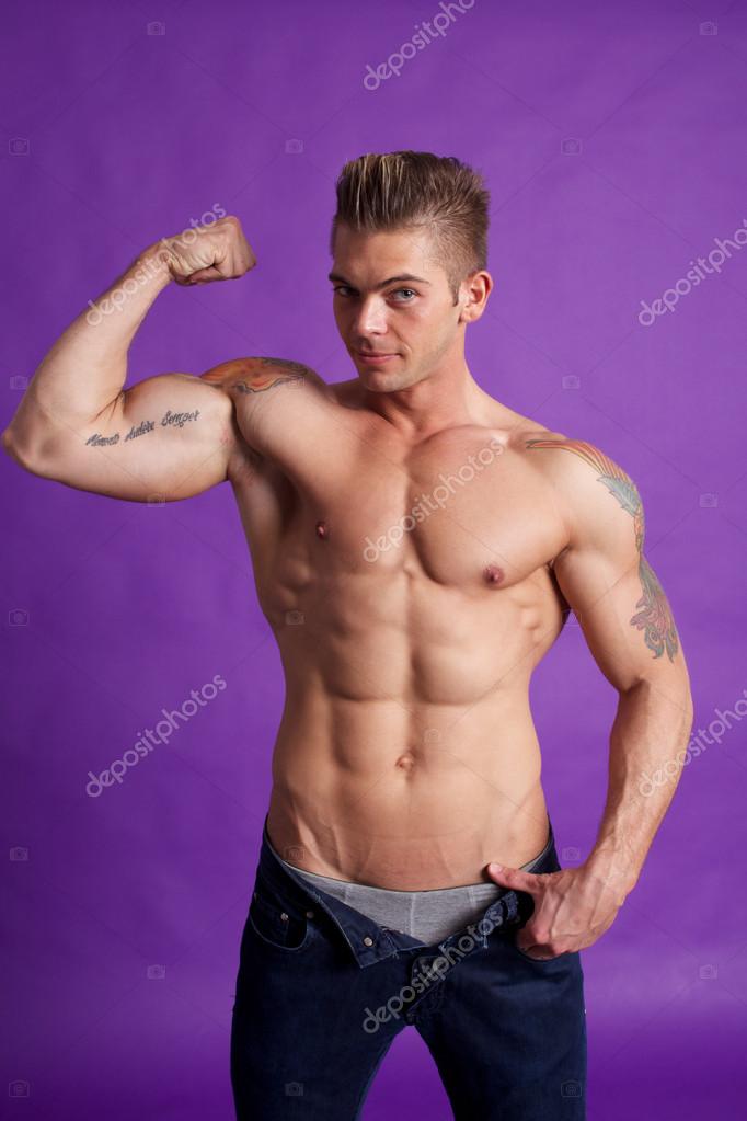 Teen body building photo