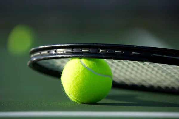 Tennis Ball and Racket