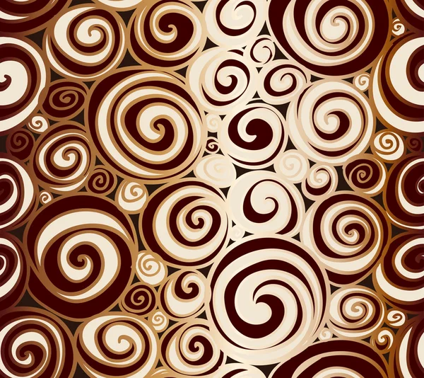 Seamless doodle abstract swirls pattern.