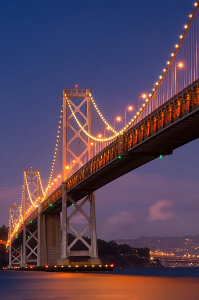 Bay Bridge at night