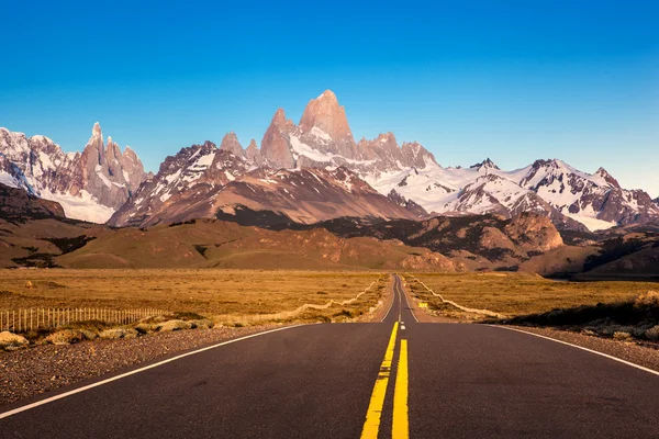 Road to Fitz Roy Mountain Landscape
