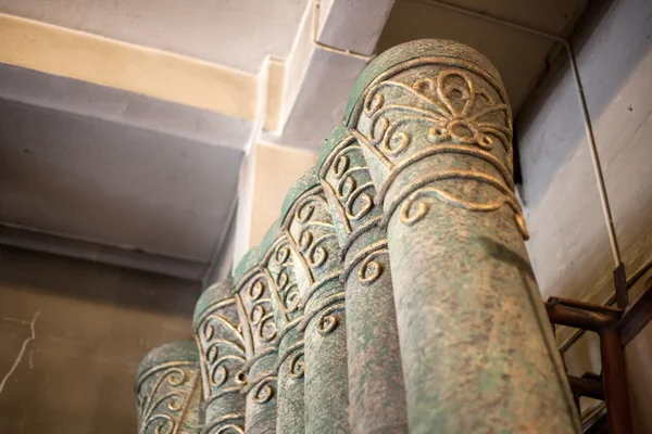 Artificial stone columns, decoration in theater