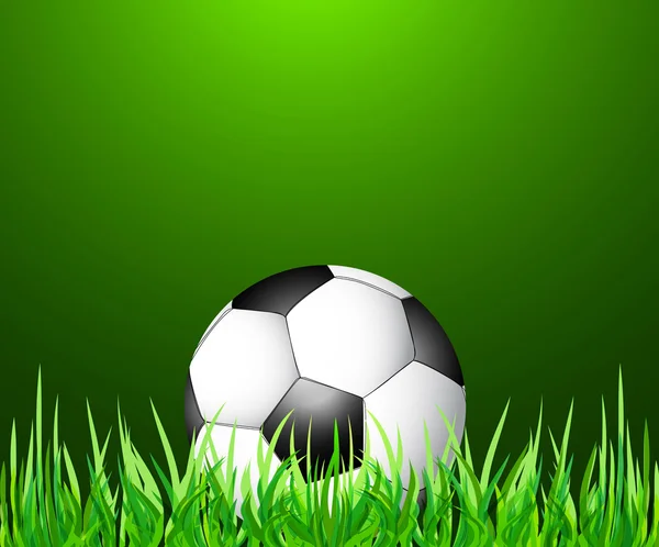 Abstract green grass colorfull football vector