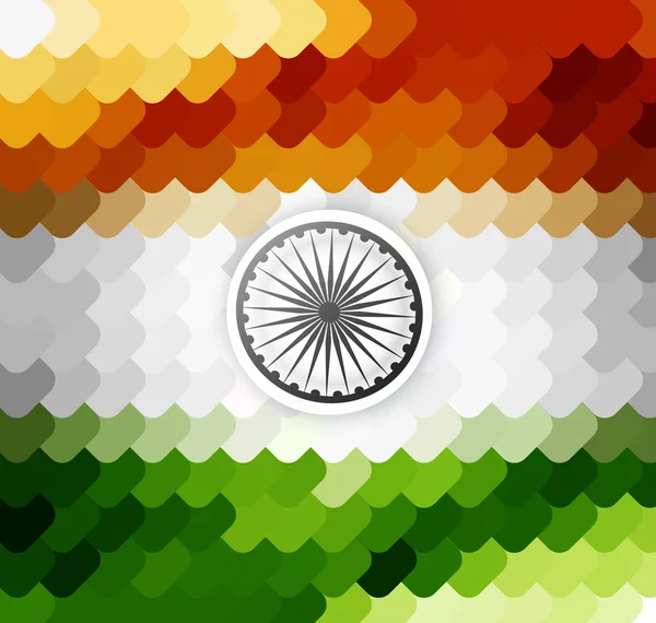 Vector Indian flag colorful Independence Day texture background