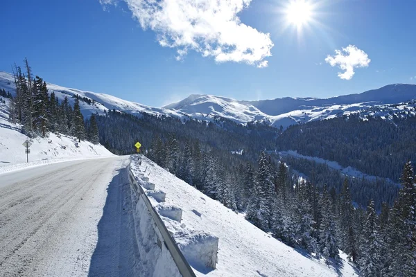 Winter Drive in Colorado