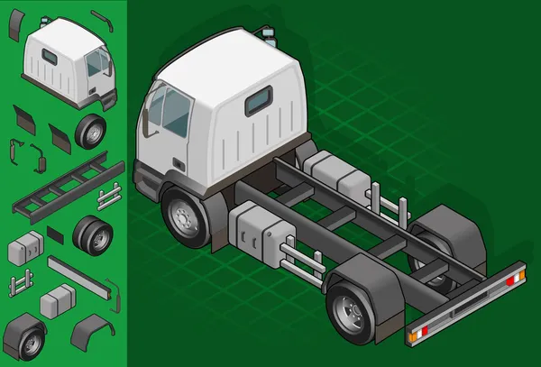 Isometric truck solo driving