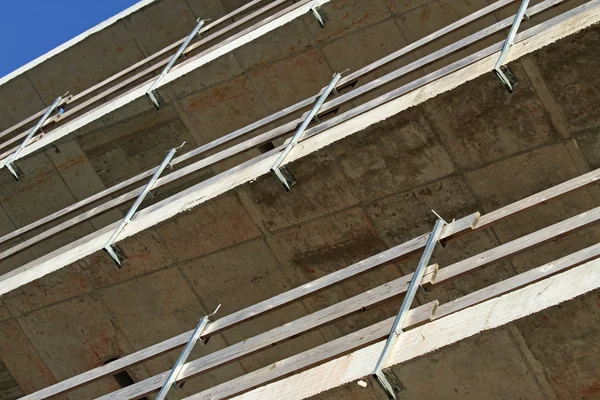 Detail of fall protection Rails in the building under constructi
