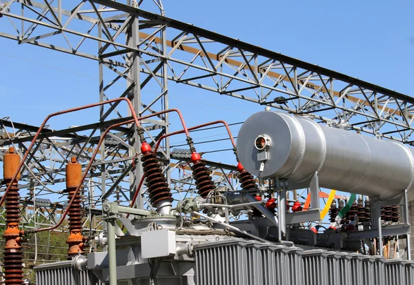Oil tank in transformer power station for the production of ener
