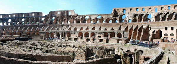 Colosseum was built in the first century in Rome city.