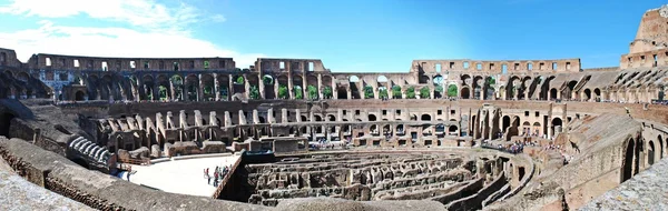 Colosseum was built in the first century in Rome city.