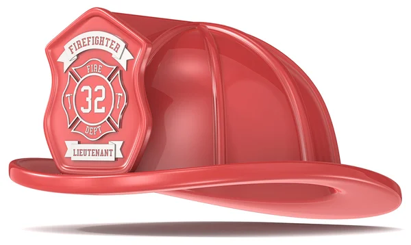 Red Firefighter Helmet.