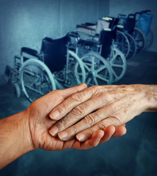 Disabled elderly — Stock Photo #24396631